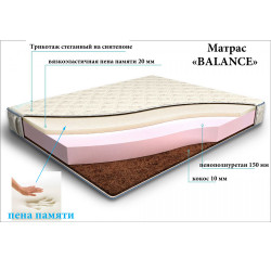 Беспружинный матрас "BALANCE"