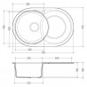 Кухонная мойка модель F03